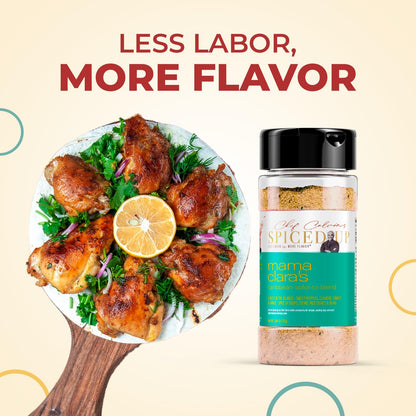 Spiced Up by Chef Calvin - Mama Clara's Caribbean Sofrito Seasoning Blend 6 oz/170 g - All Purpose Seasoning - Complete Mix of Spices and Seasonings for Cooking Soups, Stews and Rice Dishes