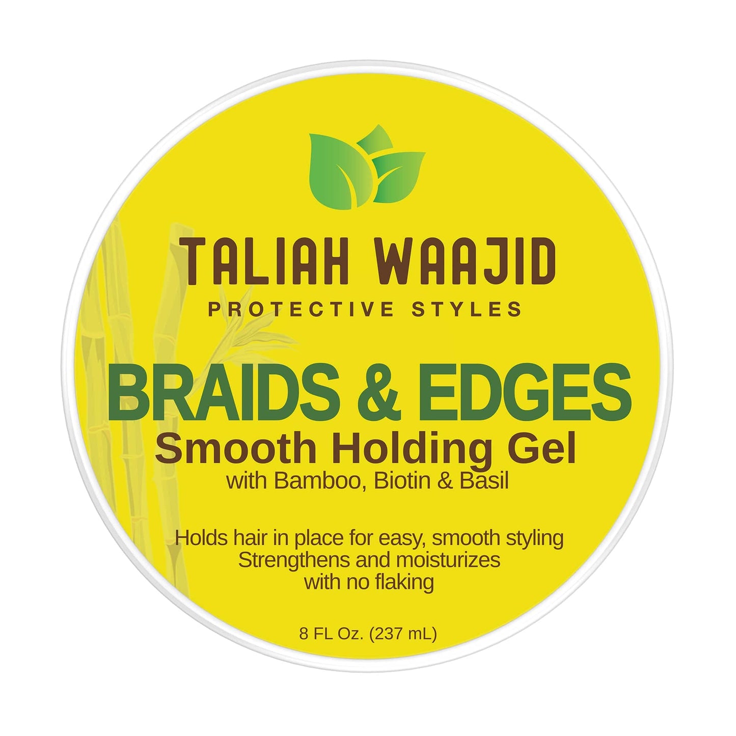 Taliah Waajid Protective Styles Braids & Edges Smooth Holding Gel | Extreme Hold, Smooths & Tames Frizz | No Flaking or Drying 8oz