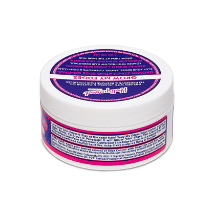 Hollywood Hair Bar Growth Edge Control - Smooths and Grows Edges, Vegan and Cruelty Free, 4 oz