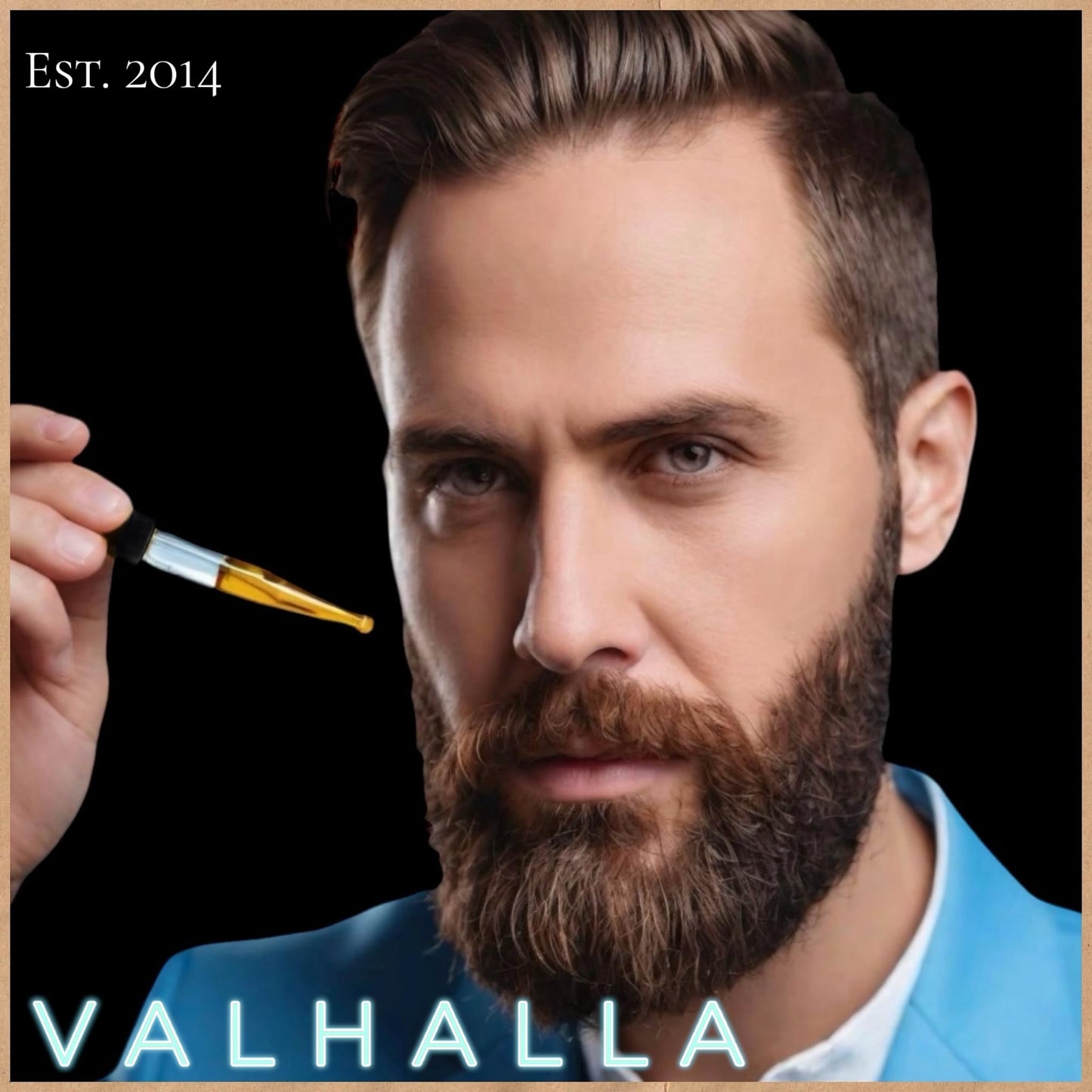 Beard Gains Valhalla Luxury Scented Beard Oil for Men - Groom, Control, and Promote Facial Hair Growth - Made In USA - 1 Ounce
