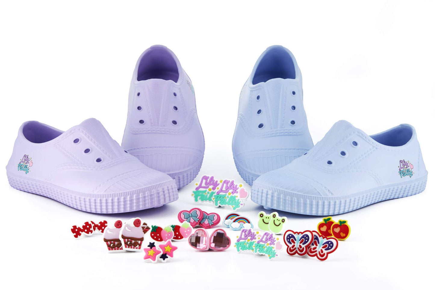 Lily Frilly Rubber Kovers Light Blue