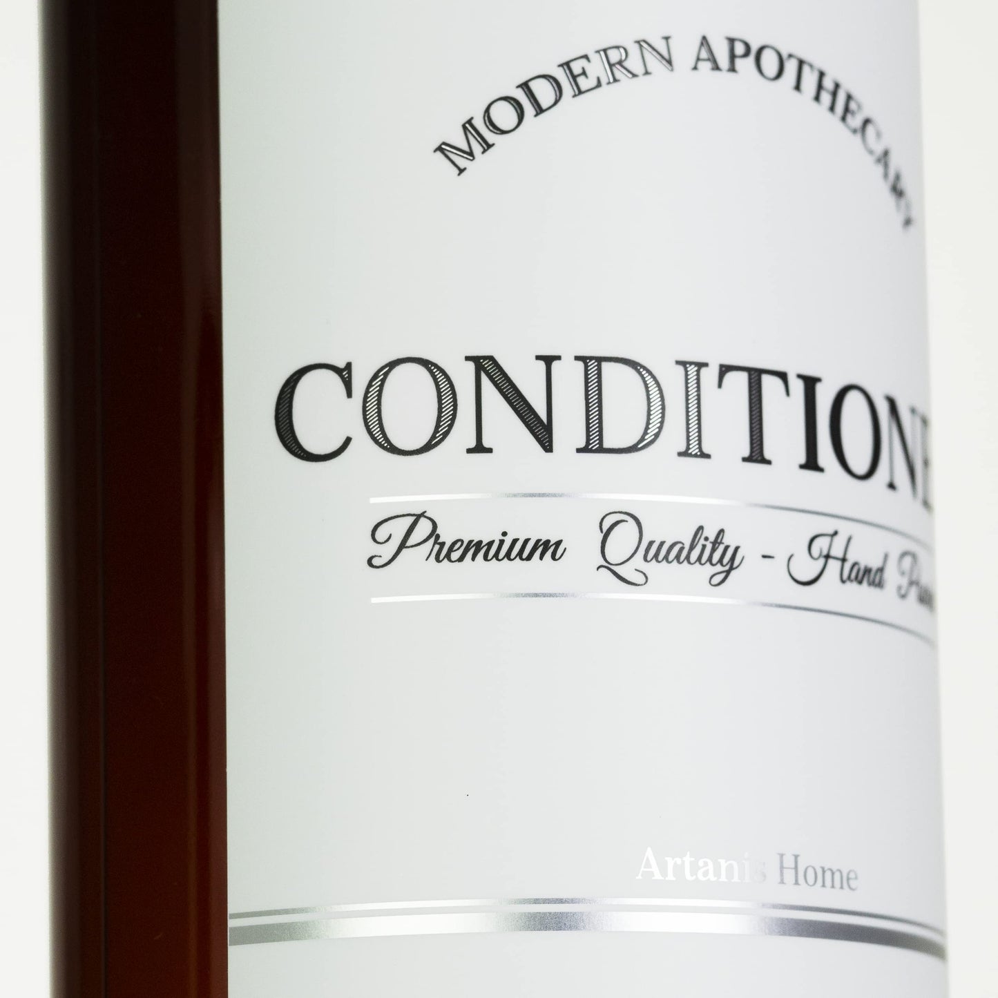 Amber Refillable Shampoo and Conditioner Bottles - Body Wash, Shampoo and Conditioner Dispenser - PET Plastic Shampoo Bottles Refillable with Pump - Waterproof Labels - 16 oz, 3 Pack (Black Satin)