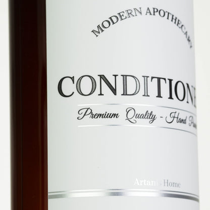 Amber Refillable Shampoo and Conditioner Bottles - Body Wash, Shampoo and Conditioner Dispenser - PET Plastic Shampoo Bottles Refillable with Pump - Waterproof Labels - 16 oz, 3 Pack (Black Satin)