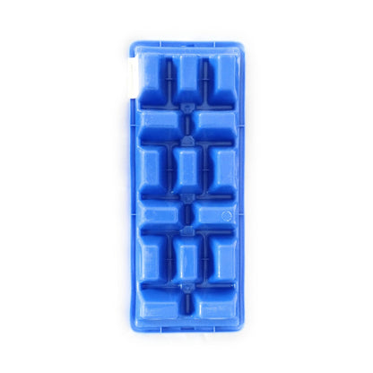 COMPAC HOME Ice Cube Tray - Ocean Blue - Food Storage, Portion Control, Dishwasher Safe, Makes 15 Cubes