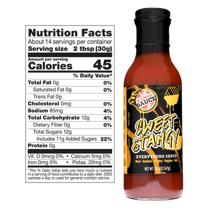 Sienna Sauce Sweet and Tangy-3 Pack Everything Sauce (14.5 oz bottles) | Clean Ingredients, Gluten Free, No HFCS and Healthy - As Seen On Shark Tank