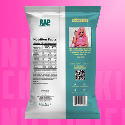 Rap Snacks Nicki Minaj Sour Cream Ranch Truffle Chips -Pack of 6