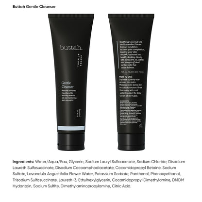 Buttah Skin by Dorion Renaud Facial Cleanser 3.4oz - Clarifying Face Wash - Oil & Dirt Extracting Wash - Daily Cleansing - Naturally Based - Face Wash for Melanin Rich Skin - Black