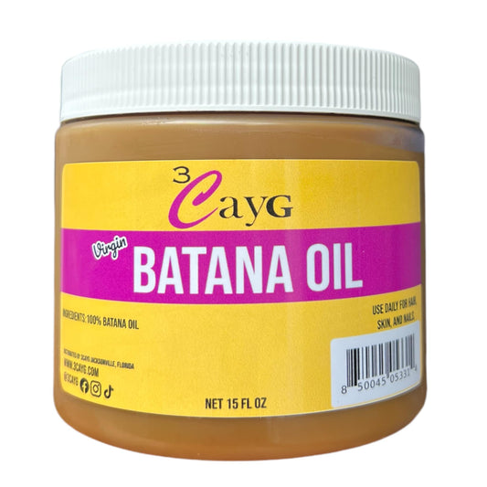 3CayG Raw and Pure Batana Oil for Natural Hair Growth