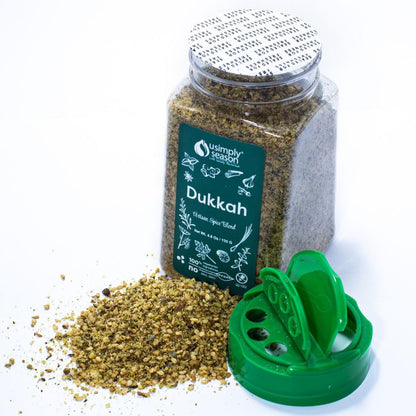 USimplySeason Dukkah (4.8 oz) - Nutty Egyptian Flavor Blend for Dips, Coatings, Salads - Vegan, Non-GMO, Made in USA