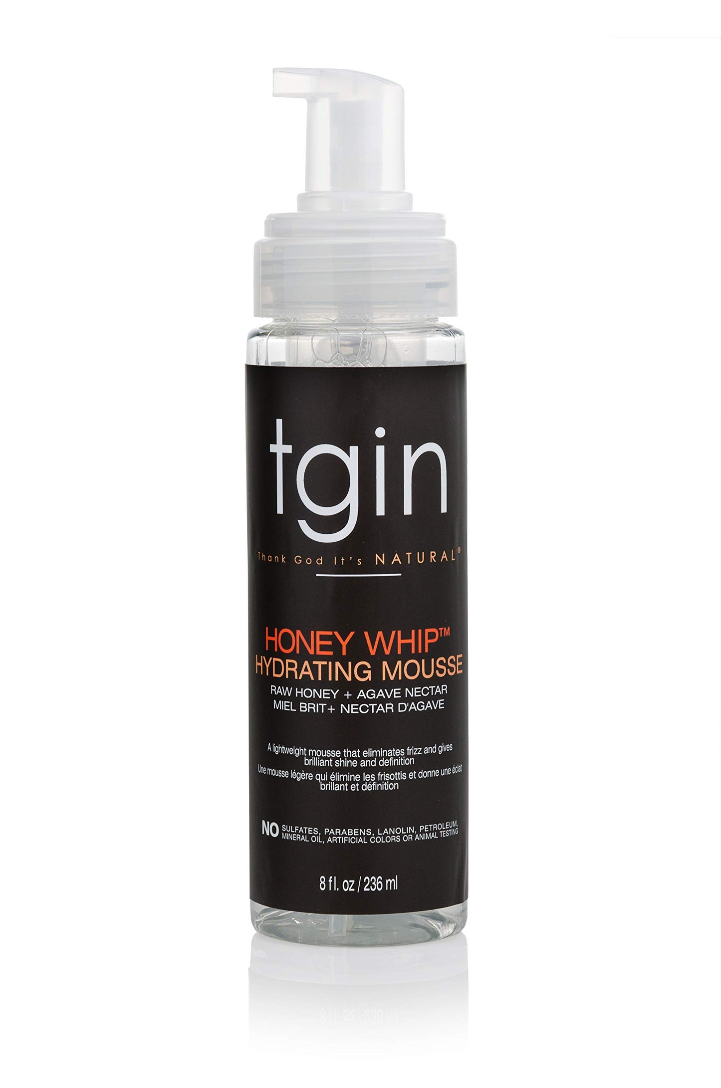 tgin Curl Bomb Moisturizing Styling Gel and Honey Whip Hydrating Mousse