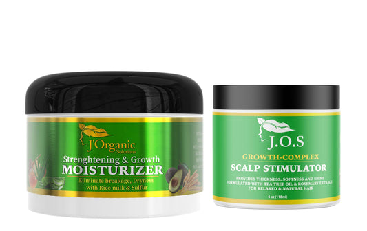 J'Organic Solutions Moisture & Growth Duo (specially formulated for your Natural Hair)