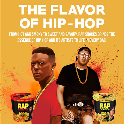 Rap Snacks Beef Prime Rib ICON Ramen Noodles E-40-Pack of 12