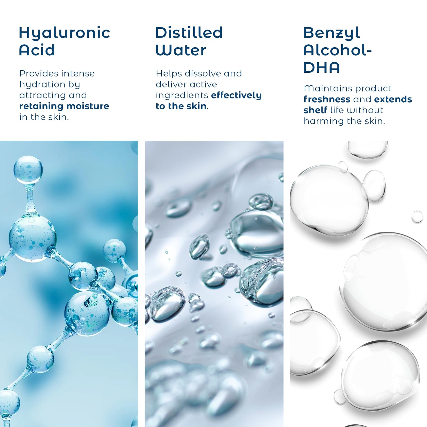 Hyaluronic Acid Serum for Skin 100% Pure-Anti-Aging Serum - Intense Hydration + Moisture, Non-greasy, Paraben-free Hyaluronic Acid for Your Face 8 oz