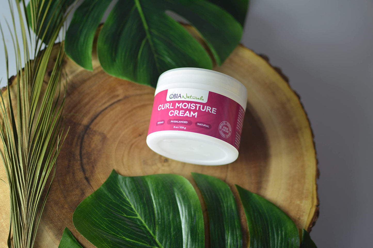 OBIA Naturals Curl Moisture Cream, Light-Weight Leave-In Conditioner, 8oz