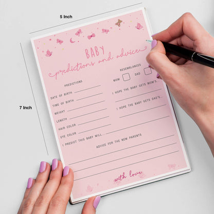 Dessie Ultimate Baby Shower Game Set - 9 Unique Girl Games, 100 Mini Clothespins, 100 Mini Acrylic Pacifiers, 25 Pens