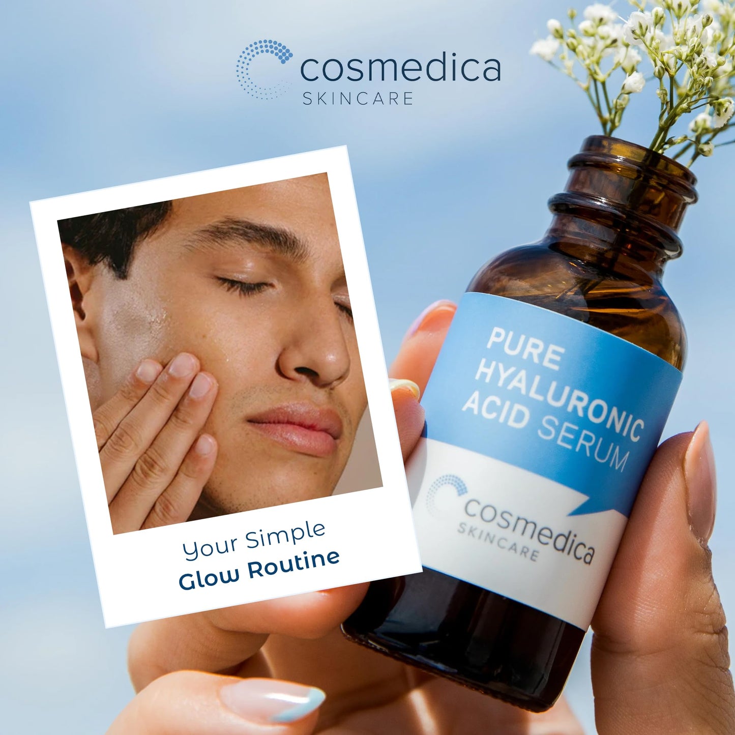 Hyaluronic Acid Serum for Skin 100% Pure-Anti-Aging Serum - Intense Hydration + Moisture, Non-greasy, Paraben-free Hyaluronic Acid for Your Face 8 oz