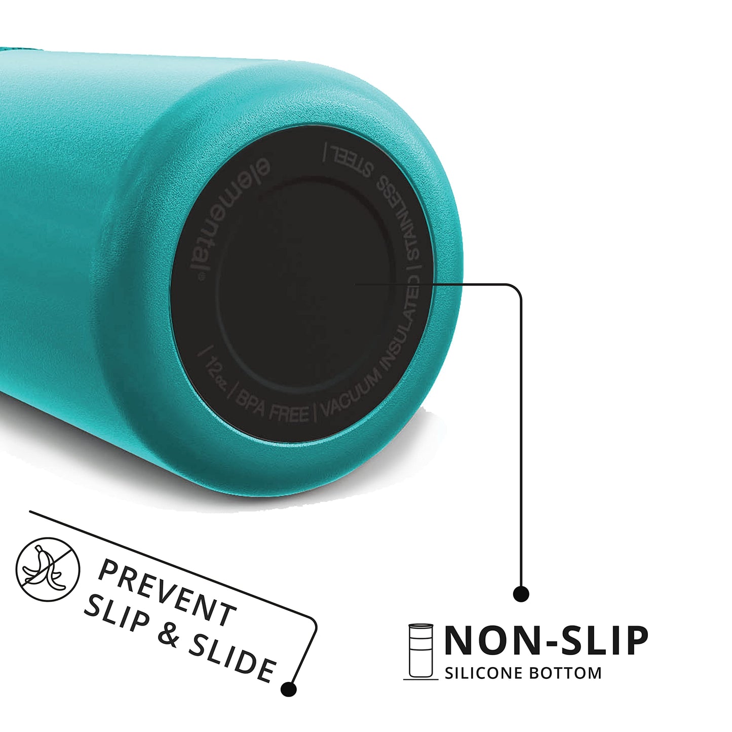 Elemental Artisan Insulated Tumbler, Triple Wall Coffee Travel Mug, Reusable Stainless Steel Coffee Tumbler with Ceramic Lid, Thermal Coffee Cups for Hot (6 Hrs) & Cold (18 Hrs), 16oz - Robin's Egg