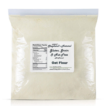 Oat Flour by HATF's Shepherd's Natural, 100% All Natural 5 lb. / 80 oz. bag