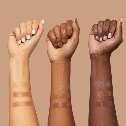 Kinlo Protect Your Melanin Gift Set (Deep) with Neck Scarf | Golden Rays Sunscreen in SPF 50+ Tinted Sunscreen for Face with SPF 50 with Black Silk Scarf Gift Set for Women