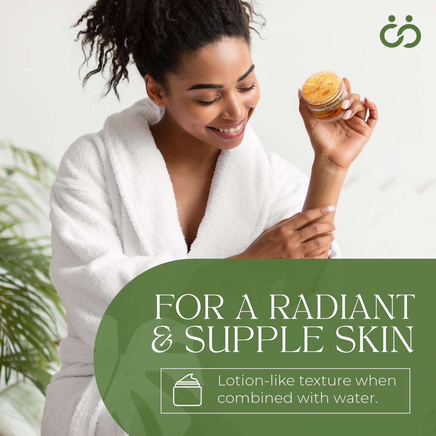 Exfoliating Body Scrub and Face Scrub, Dark Spot Remover for Scars and Stretch Marks, Helps Avoid Ingrown Hair, Hyperpigmentation 12 oz - For Sensitive Skin