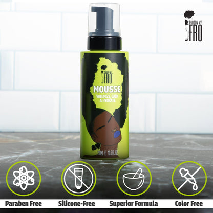 Pardon My Fro Mousse - Styling Mousse for Curly Hair - 10.5 fl oz