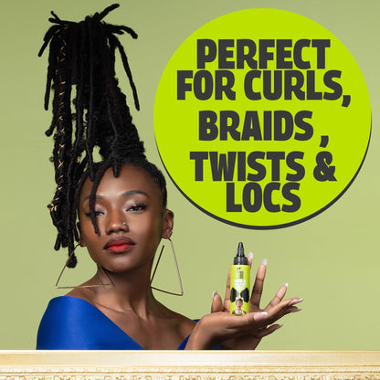 Pardon My Fro Hair & Scalp Oil - Revitalizes and Hydrates Hair - Curls, Braids, Twists - 2 fl oz