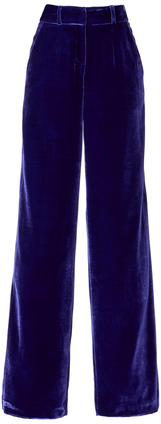 Sergio Hudson, Wide Leg Trouser, 10, Sapphire