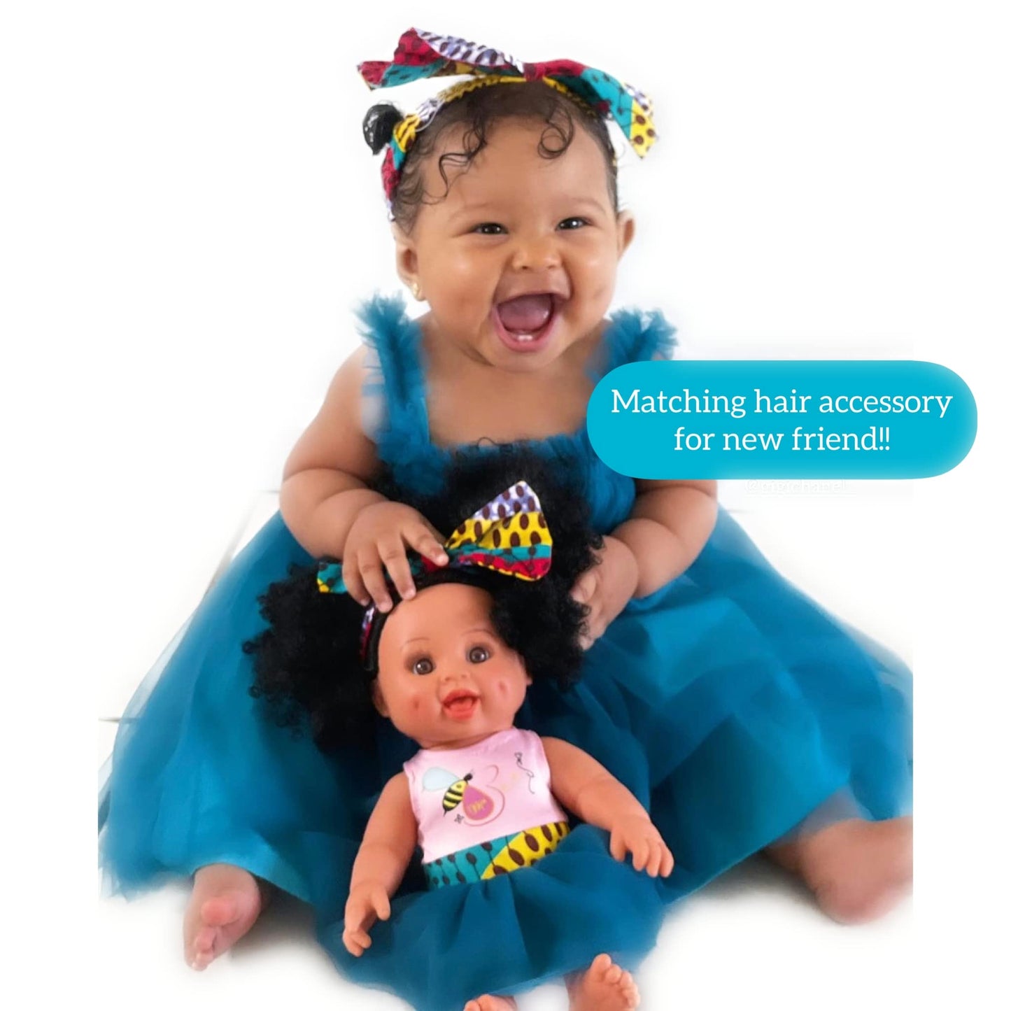 Orijin Bees Curly Swizzy Bee - 12 inch Black Doll, African American Doll, Biracial Doll, Ethnic Doll, Latino Doll, Curly Hair Doll