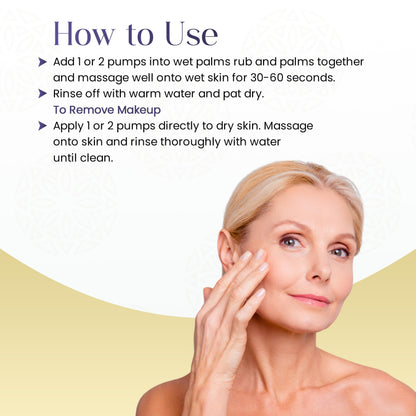 Shea Radiance Gentle Renewing Facial Foaming Cleanser - Glucoside cleanser with Chamomile and Calendula Extracts.