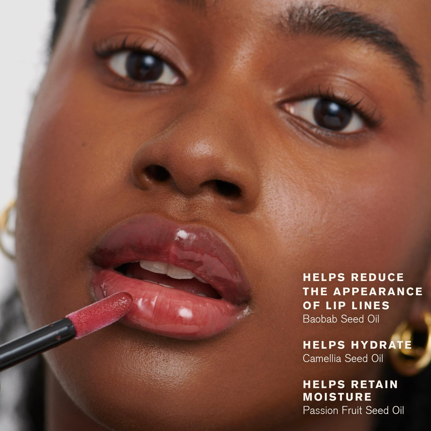 AMI COLÉ Hydrating Lip Treatment Oil 3in1 multitasker for your lips (Reflection), tinted lip gloss, hydrating lip gloss, moisturizing, natural