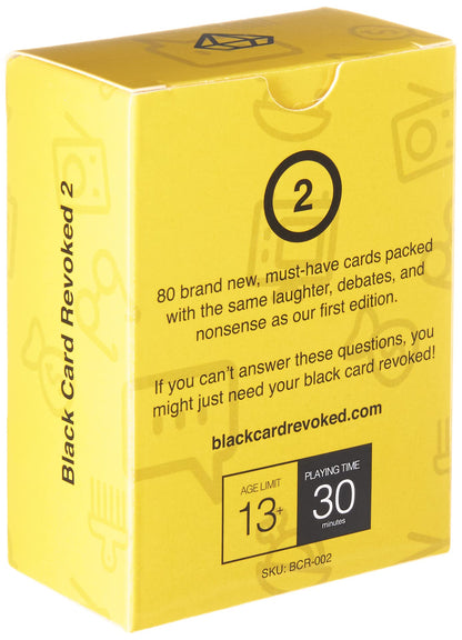 Black Card Revoked: Second Edition - America’s #1 Black Culture Trivia Game | Card Game for Adults | Fun for The Cookout, Game Night & The Holidays