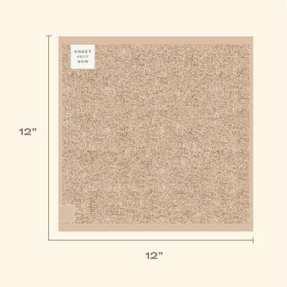 SWEET JULY Skin Face Towel Set Day & Night, Makeup Removal, 100% Cotton, Soft, Absorbent, Daily Use, Pack of 6