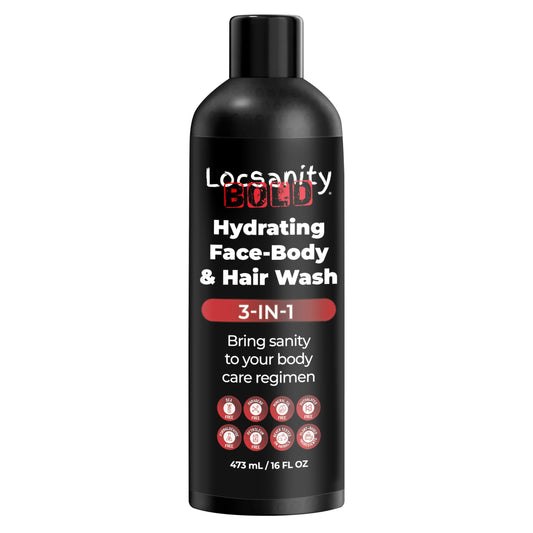 Locsanity BOLD 3-in-1 Men’s Hydrating Face, Body, and Hair Wash