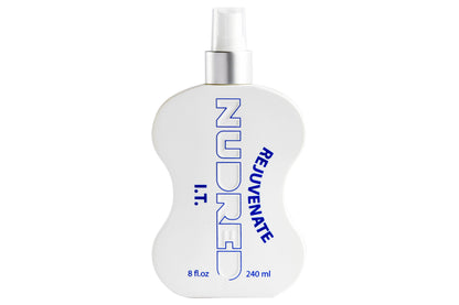 NuDred Starter Pack - Includes Red Twist Hair Sponge Brush + Twist I.T + Rejuvenate I.T, For Moisturized & Sculpted Coils, Twists & Locs (Red Hair Sponge, Large Holes, 8oz Hair Moisturizer)