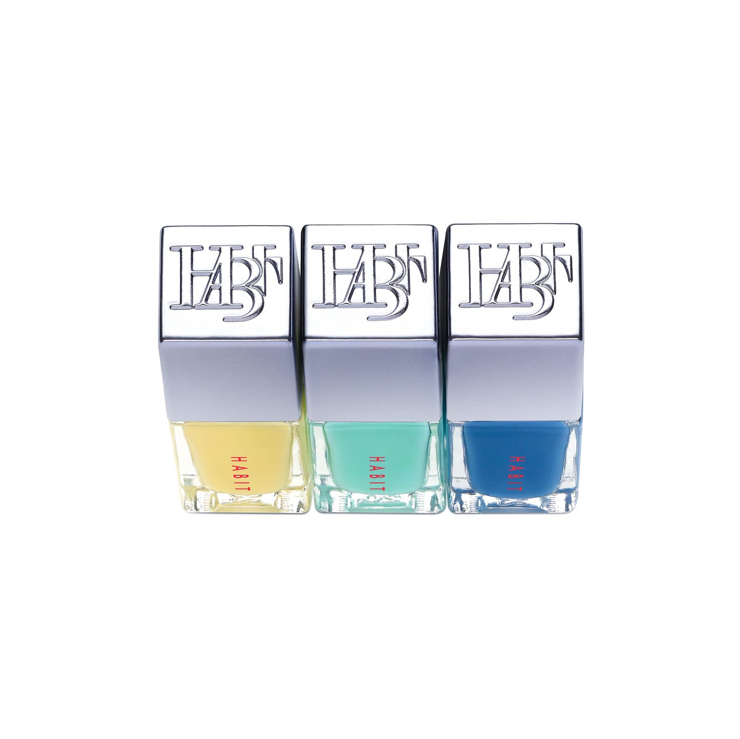 Habit Cosmetics | Vegan, Toxin-Free & Sustainably Packaged Mini Nail Polish Trio - Baby Trio - 0.3 oz (Beach House)