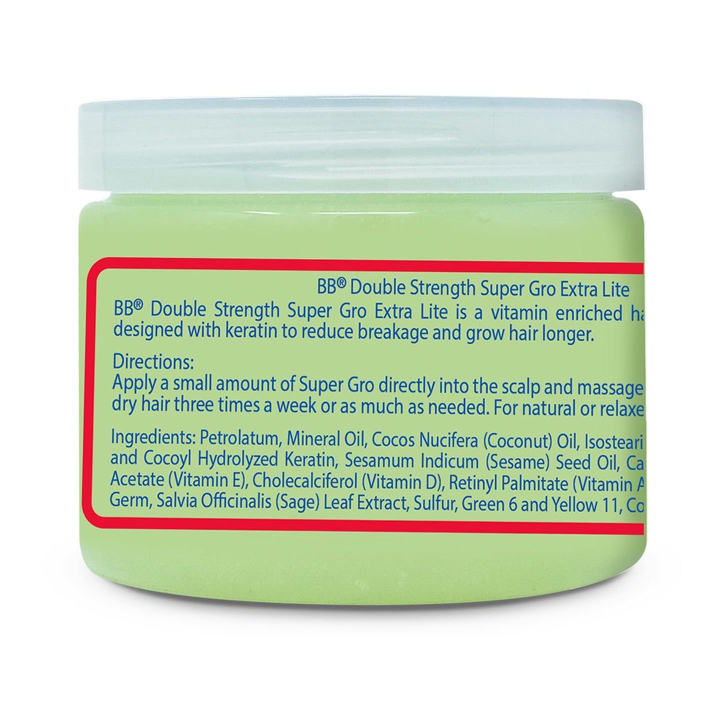 Bronner Brothers Super Gro Extra Lite Double Strength, 6 oz