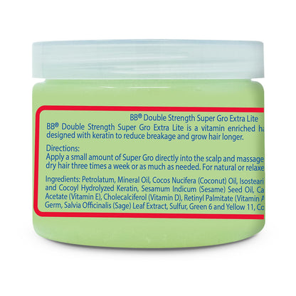 Bronner Brothers Super Gro Extra Lite Double Strength, 6 oz