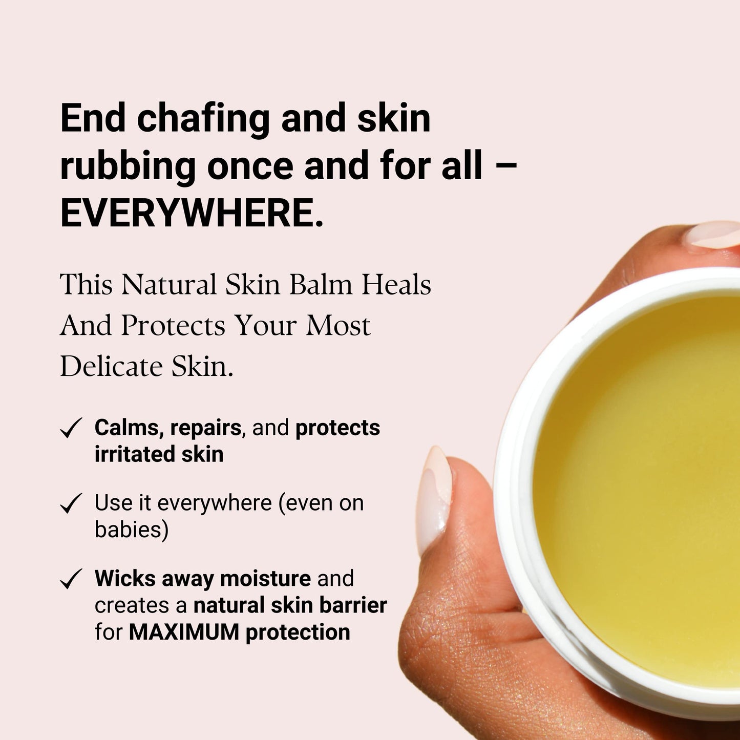 Kushae Protective Feminine Skin Balm, Refreshing & Soothing Vulva Moisturizer for Feminine Dryness, Menopausal Dryness, Fragrance-Free Vulva Care Products, 2.1 oz