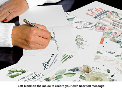 Dessie 60 Unique Bible Verse Cards With Envelopes and Gold Seals. Scripture Cards With 60 Different Designs and Inspirational Bible Verses. Christian Greeting Cards Assortment.