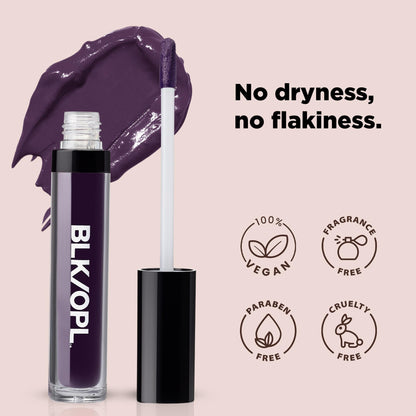 Black Opal BLK/OPL COLORSPLURGE Liquid Matte Lipstick, Raisin Crush — long-lasting, enriched with Vitamins C & E, paraben-free, cruelty-free