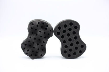 Nudred Replacement Sponge for the Wooden Interchangeable Hair Sponge, For Black Men & Women With Natural, Afro Hair, Large Holes to Twist and Curl Freeform Dreads, Coils, Curls, Twists & Beards