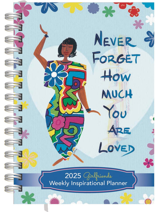 2025 African American Planner, Shades of Color: Girlfriends Inspirational Planner, Highlighting Black Culture with Beautiful Art, 5.375 x 8.375 inches