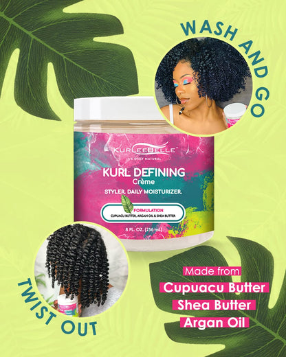 Kurlee Belle Kurl Defining Creme 8oz