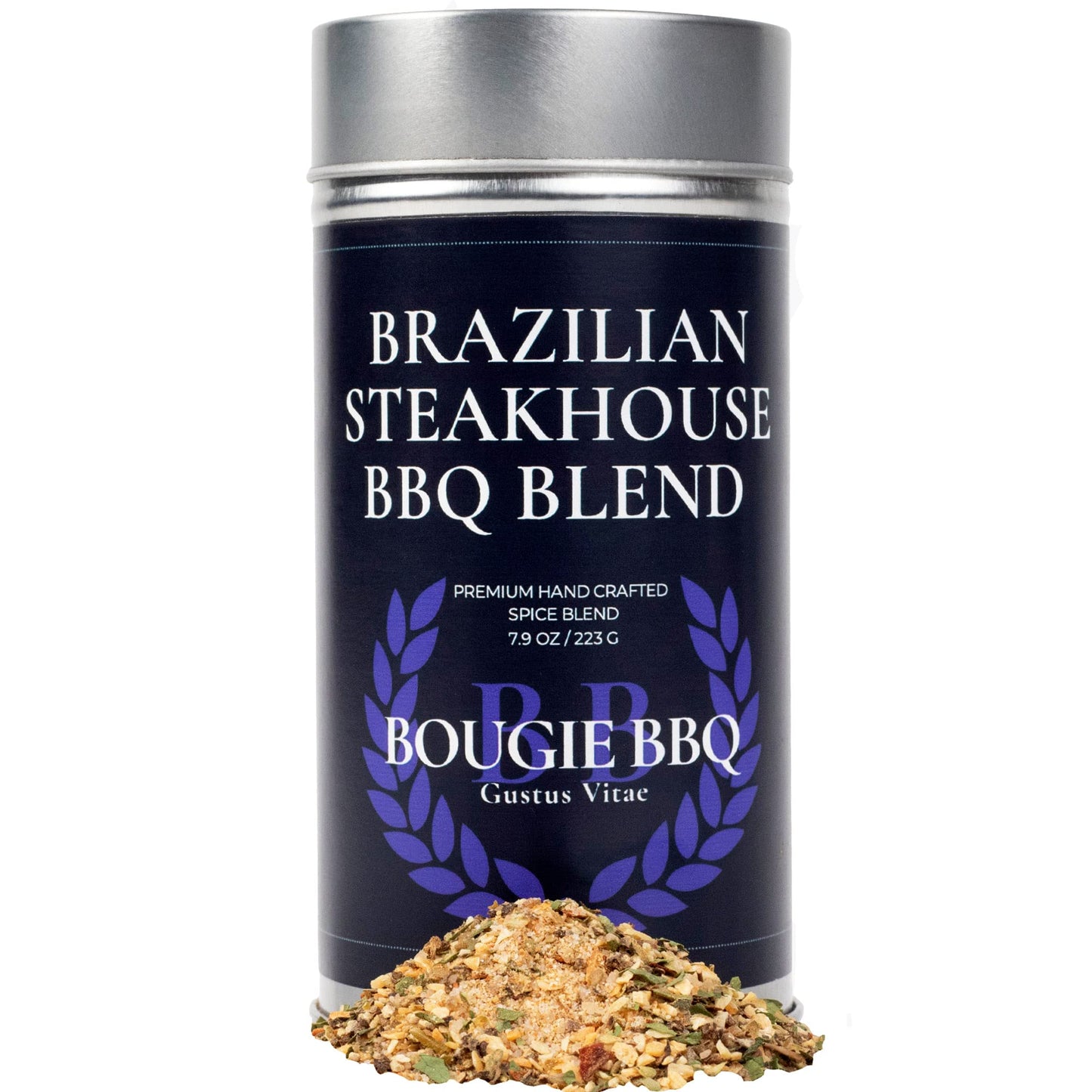 Brazilian Steakhouse BBQ Blend | Gourmet Seasoning, Artisanal Spice Blend | All Natural, Non GMO | Hand Crafted in Small Batches in USA | No MSG or Artificial Ingredients | GLP-1 Friendly | Sustainably Sourced, Ultra Premium Seasoning | Bougie BBQ | Gustu