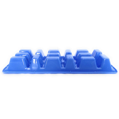 COMPAC HOME Ice Cube Tray - Ocean Blue - Food Storage, Portion Control, Dishwasher Safe, Makes 15 Cubes