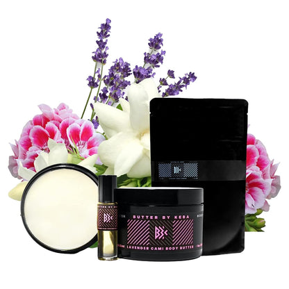 Butter By Keba Mild Lavender Cami Luxury Body Care Essentials Trio