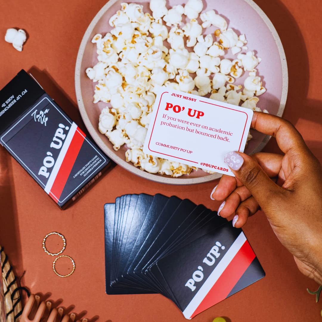 PO' UP! Card Game - The Ultimate Party Game for Black Alumni from HBCUs to PWIs | Perfect for Graduation, Greek Picnics, Parties, Family Gatherings and Birthdays