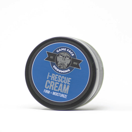 Game Face Grooming i-Rescue Cream – Eye Moisturizer | Firm and Moisturize Under Eye Wrinkles & Bags | Infused With Caffeine & Vitamin C | Every Day Use To Combat Aging Or Looking Fatigued | .5 fl oz