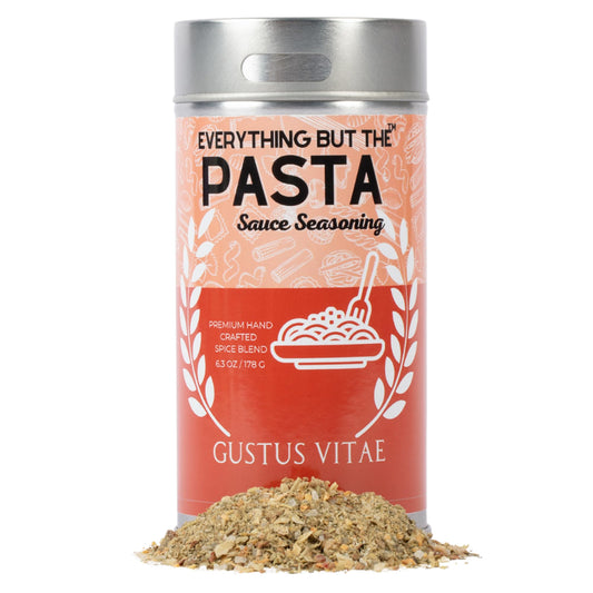 Everything But The Pasta Sauce Seasoning | | Gourmet Seasoning | Artisanal Spice Blend | All Natural | Non GMO | Hand Crafted | Made In USA | Spaghetti Seasoning | 6.3 oz (179g) | Small Batch | Bougie BBQ | Gustus Vitae | #557