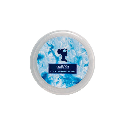 Camille Rose Black Castor Oil & Chebe Edge Control, Strengthening and Smoothing Hair Gel for Shine and Sculpting, 2 oz